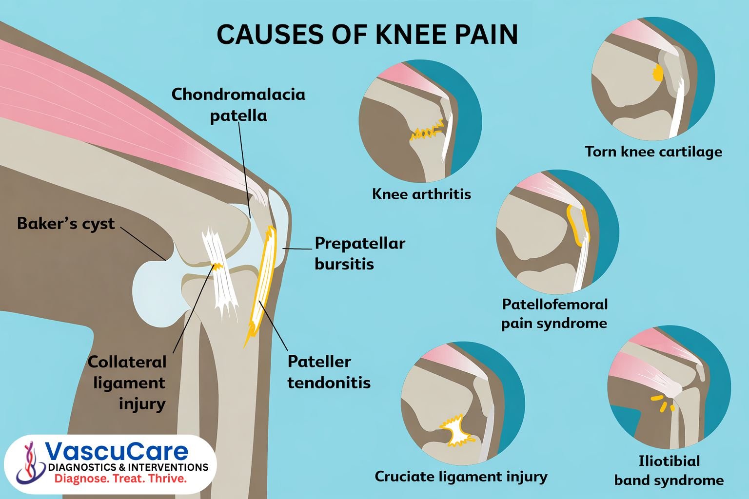 CAUSES OF KNEE PAIN - Knee Pain Treatment