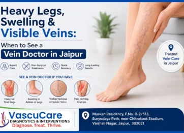Heavy Legs Sw_elling & Visible Veins When to See a Vein Doctor in Jaipur_