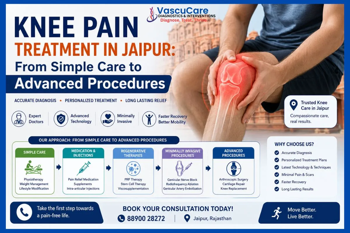 Knee Pain Treatment in Jaipur From Simple Care to Advanced Procedures