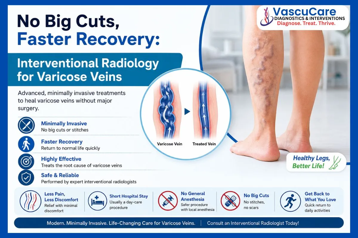 No Big Cuts, Faster Recovery Interventional Radiology for Varicose Veins