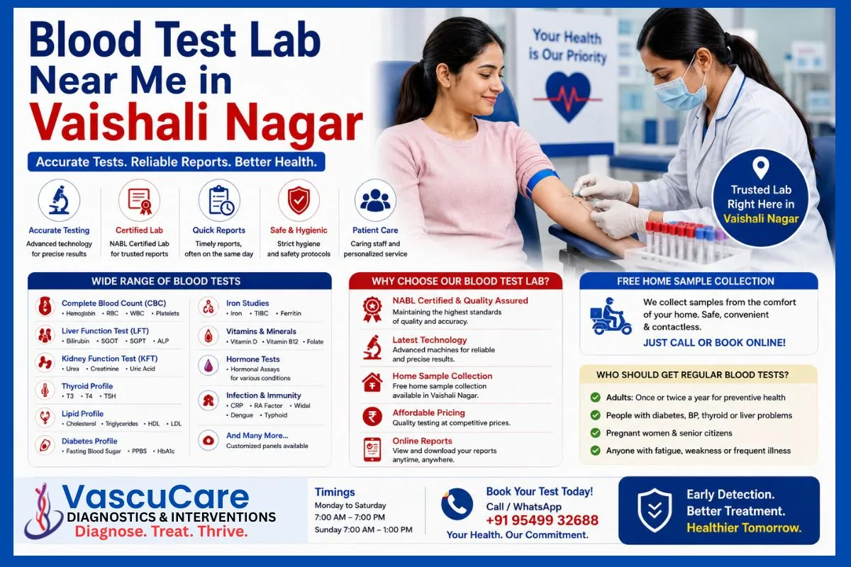 Blood Test Lab Near Me in Vaishali Nagar.