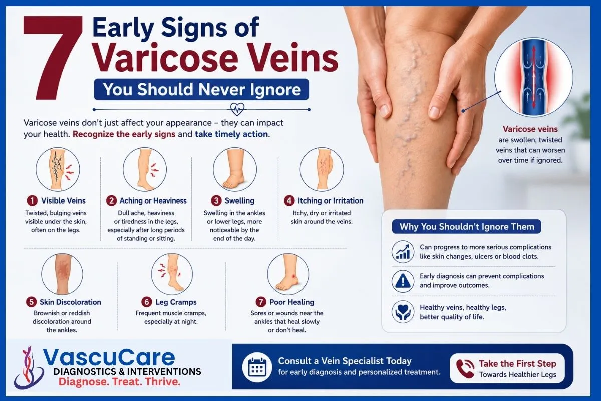 7 Early Signs of Varicose Veins You Should Never Ignore