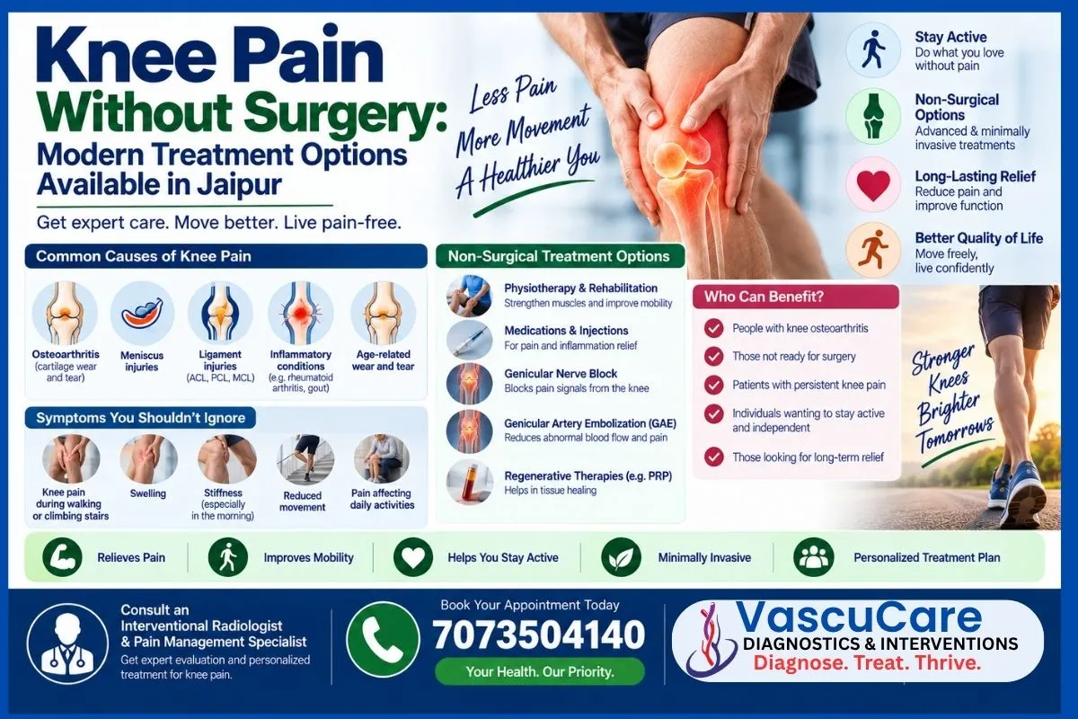 Knee Pain Without Surgery Modern Treatment Options Available in Jaipur