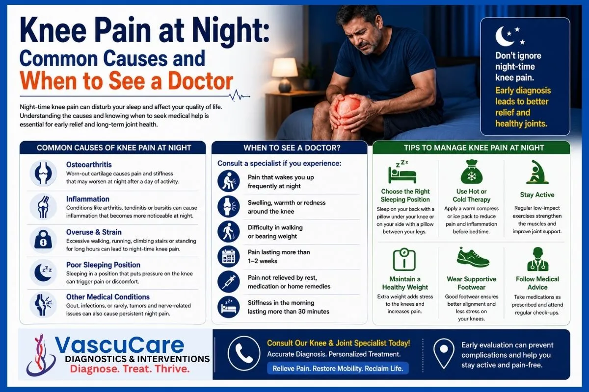 Knee Pain at Night Common Causes and When to See a Doctor